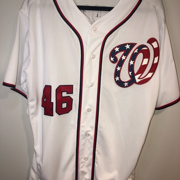 MLB Autographed Patrick Corbin Spring Training Washington Nationals Jersey - Picture 2 of 16